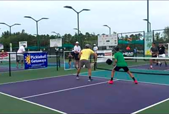 Garriotte - Camron - Pickleball Pro Men&#039;s Doubles Highlights - Pickleplex Punta Gorda, FL - 12/20/20