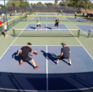 Gordon and I at SPA Monster Smash 2019, 4.5 Pickleball