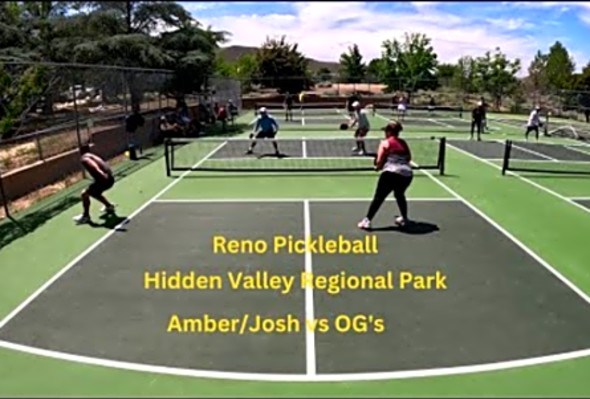 Reno Pickleball: Hidden Valley Regional Park Amber/Josh vs OG&#039;s