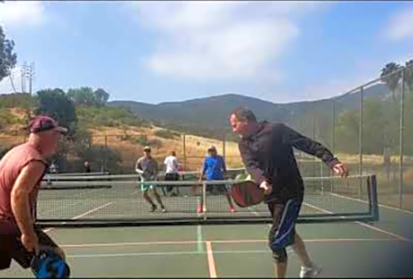 Lance Mix Pickleball Players - Big Rock Park - San Diego