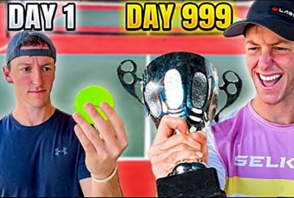 I played pickleball for 1000 days