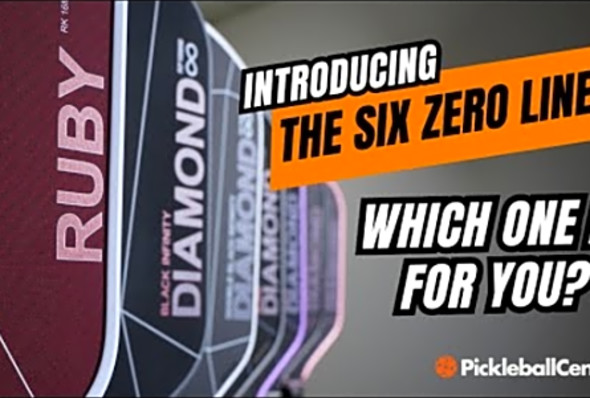 The Six Zero Pickleball Paddle Lineup Explained