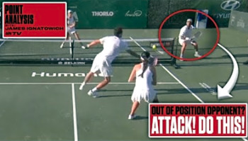 Take Advantage of an Off-Balance Opponent: Pickleball Point Review