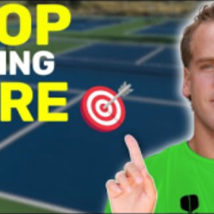 When &amp; where to drop VS drive in pickleball.