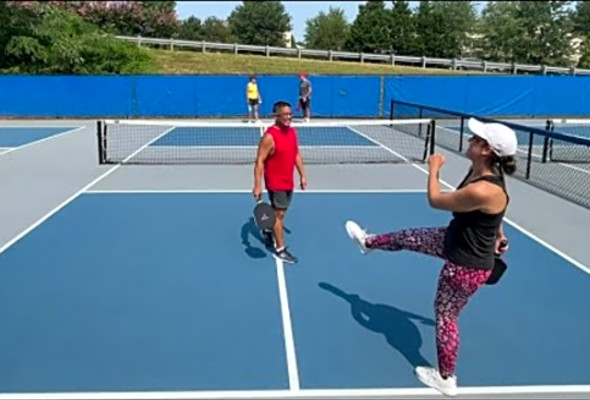 Pickleball mixed doubles rec play
