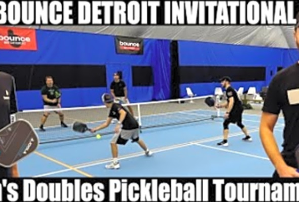 Bounce Detroit Invitational Men&#039;s Doubles Pickleball Tournament at Court4 Detroit