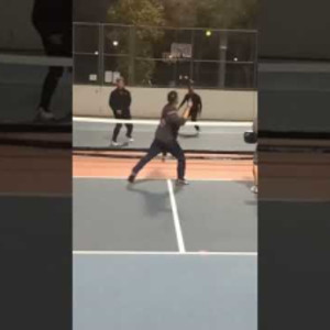 Really great dodge of my poor #pickleball shot. #samericpickleball #pick...