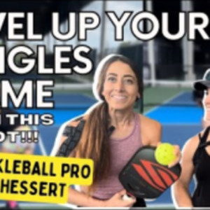 PICKLEBALL TIPS FROM THE PROS - Win At Singles w/ The Backhand Roll Pass...