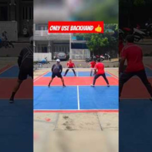 POINT WITH THE BACKHAND - Pickleball Indonesia