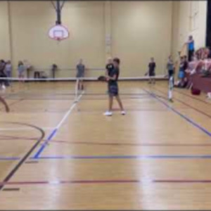 Kids Pickleball Tournament: Isabella and Rankins Gold Medal Match