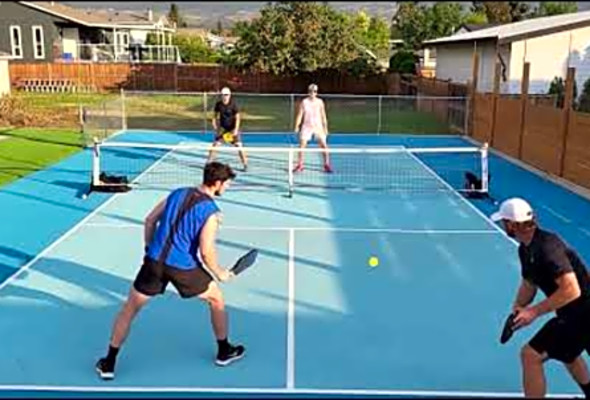 Hyper-Aggressive Pickleball Highlights Professional Pickleball Players vs Rec Players LONG VERSION