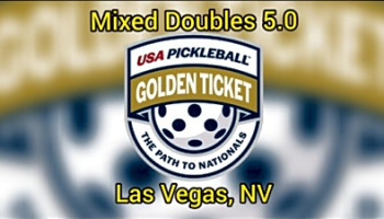 2024 USA Pickleball Golden Ticket / Mixed Doubles 5.0 / Ages 40-54 / Las Vegas, NV / Nationals Gold