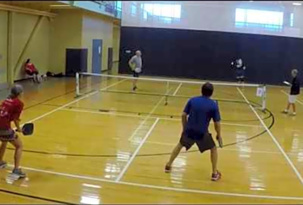 2017 Branson Pickleball - MXD 4.0 25-39 - Buckles/Herbert vs Emiliani/Brown (Partial)
