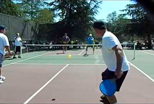 2013 Meadow Vista Pickleball SimonSykes vs BillCraig2