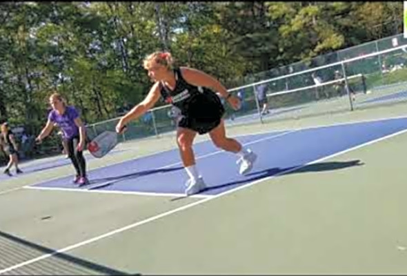 Woman&#039;s Doubles 4.0 Pickleball Tournament Game, East Brunswick, NJ, Pickleball Courts