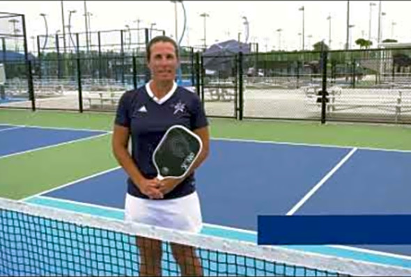 USPTA Quick Tip - Pickleball Dip and Whip
