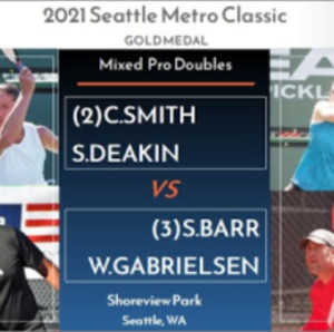 2021 Seattle Metro Pickleball Classic MxDPro GOLD C.Smith/S.Deakin v S.B...