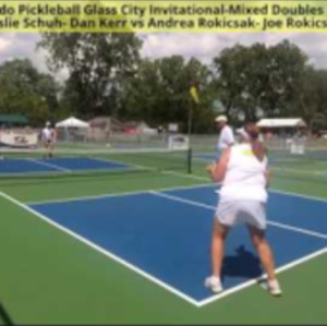 Toledo Pickleball Glass City Invitational-Mixed Doubles 4.5 Schuh-Kerr v...