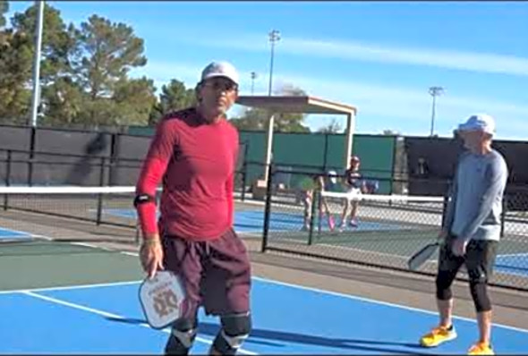 PICKLEBALL GAME AT SUNSET PARK - 11/3/2021
