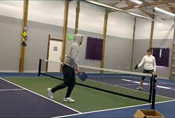 Backhand Dink Technique (don&#039;t stroke with your elbow) in Pickleball