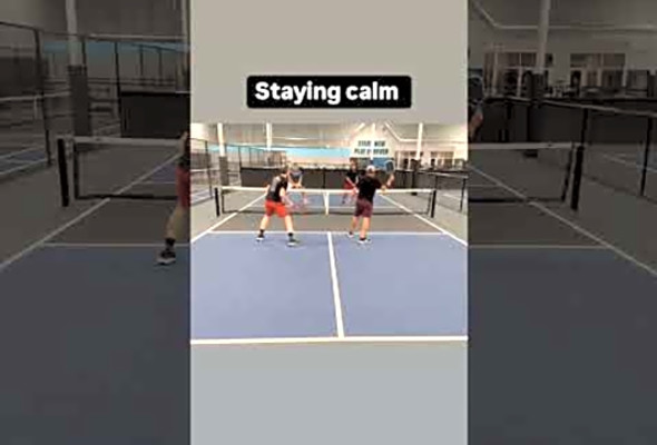 Staying calm #pickleball #Highlights #Sports #Fun #Action