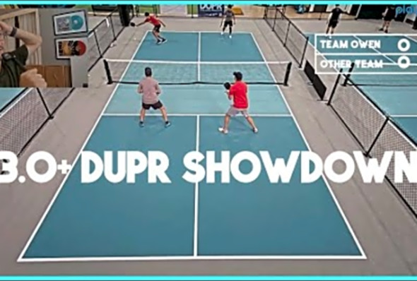 Is my 3rd shot drop ready? Pickleball 3 DUPR Showdown vlog
