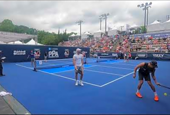 05/20 - 2023 Atlanta Open / Men&#039;s Pro Doubles / Koller, AJ, Loong -vs- Garnett, Tardio / Game 1