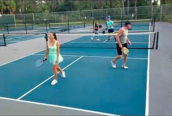 Englewood Moneyball Pickleball Tournament- Dominic Catalano - Mixed 3.5 3rd Place Match