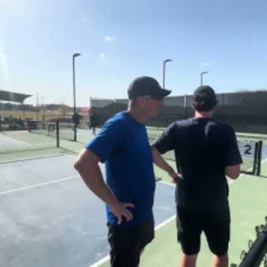 Gold medal match 4.0 pickleball tournament.