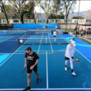 Bad Pickleball Pro Rec Jessie Irvine Hayden Patriquin Roscoe Bellamy Eri...