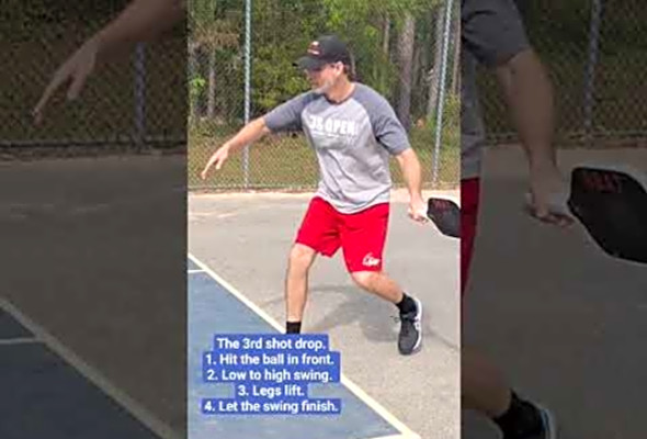 Pickleball - Hitting the Third Shot Drop #pickleball #3rdshotdrop
