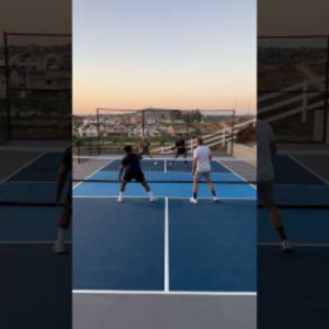 Pickleball Backhand Winner! #pickleball #highlights #pickleballdoubles #...