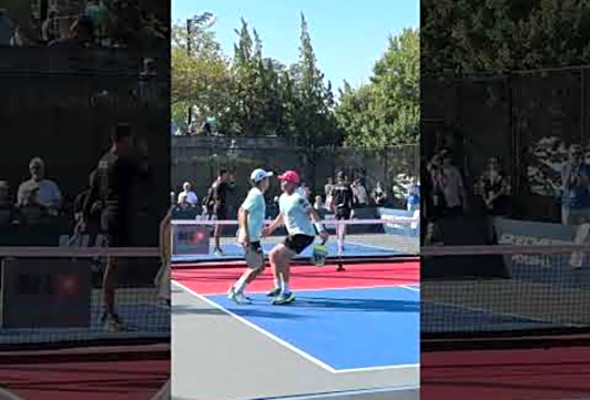 Watch until the end - fire point #pickleball #athlete #sports #explore #shorts