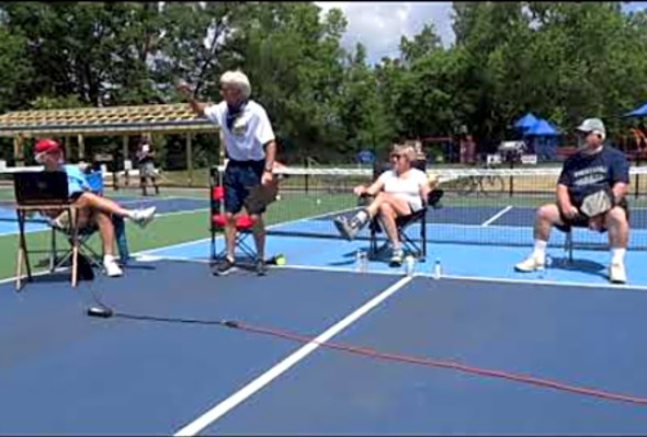 Jonny Pickleball appearance promotion at the Richmond, Indiana Pickleball Courts.