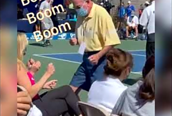 I like his moves...Pickleball!