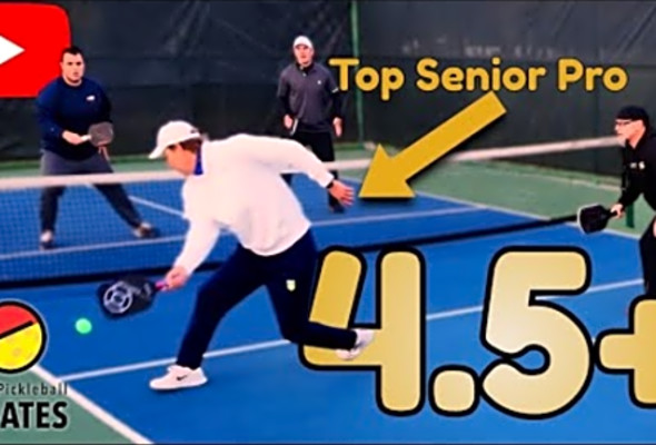 Men&#039;s Doubles With Pickleball Top Senior Pro