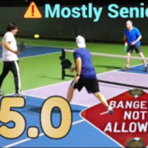 Mostly Senior No Bangers 5.0 Pickleball Men&#039;s Doubles