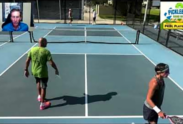HCC Pickleball! Game 4 Deanna Frank vs Abby Brian