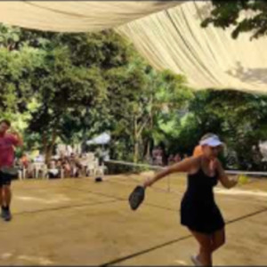 Pickleball with my OG Coach in Mexico