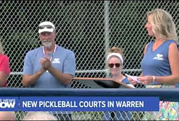 New Pickleball Courts in Warren