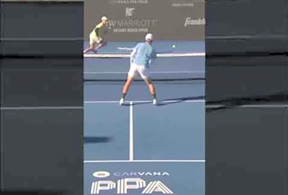 Very beautiful moment in pickleball