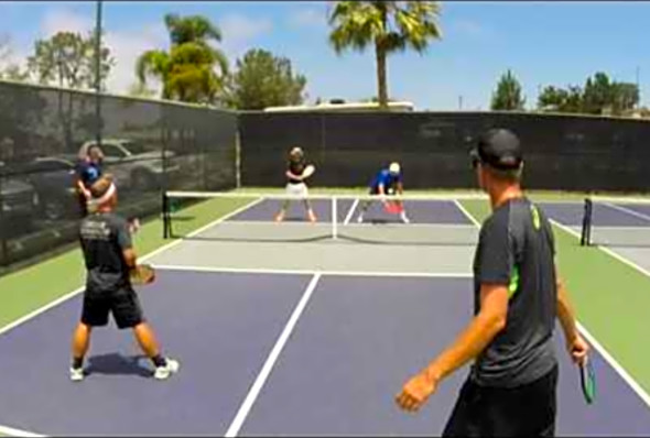 2017 So Cal Classic Pickleball Tournament MD Pro Game 1 Rozpedski/Evans vs. Coyle/Warnick