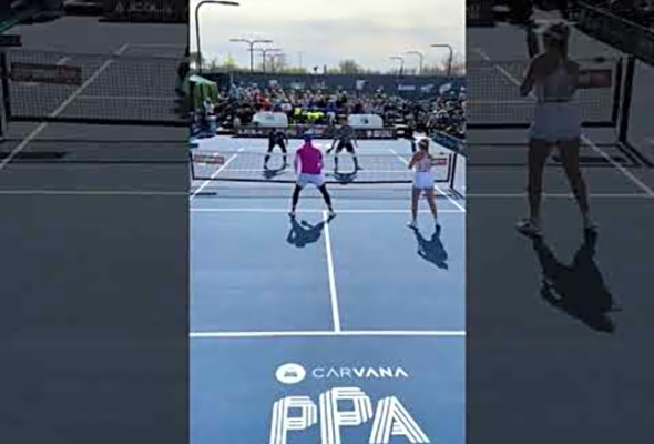 Watch the spin #pickleball #athlete #sports #shorts #propickleball