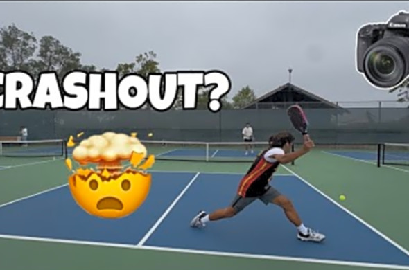 Pickleball match almost leads to a CRASHOUT cheating accusations at Laguna Beach