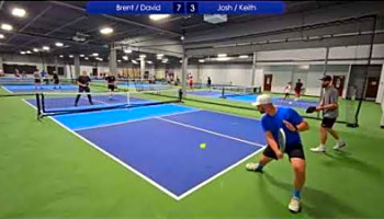 Brent and David vs. Josh and Keith - 4.0 Pickleball Match