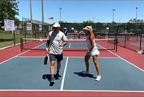 2023 US Open Pickleball Tournament 60 MXD Semi-Final Match