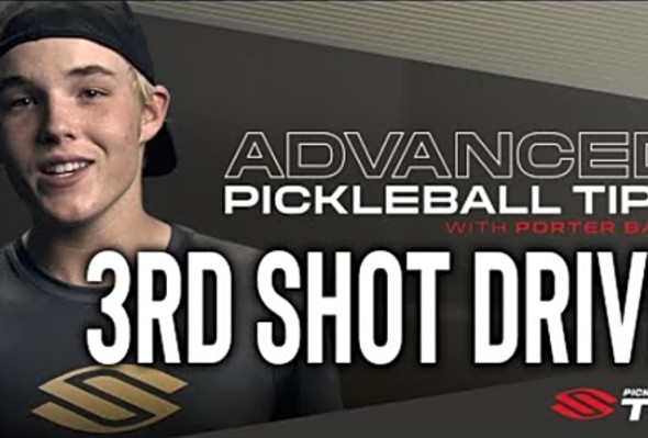 Use the 3rd Shot DRIVE Consistently w/ This Drill - Advanced Pickleball Tips w/ Porter Barr Ep. 4