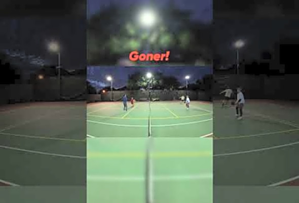 Goner! #pickleball #pickleballhighlights #highlights #shorts #thepickleballrunner