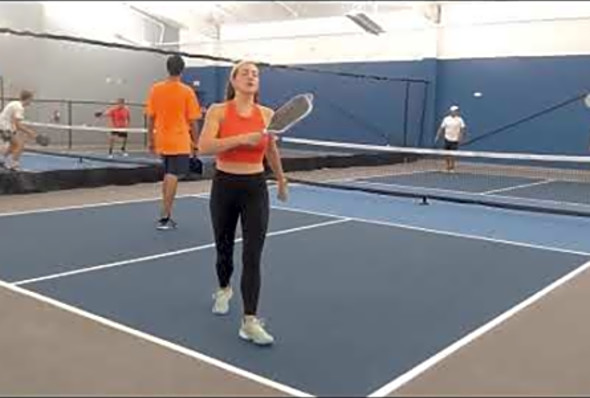 SHE HITS HARDER THAN THE MEN! HOP Wars June 2024 Pickleball Tournament at The HOP in Leland, NC