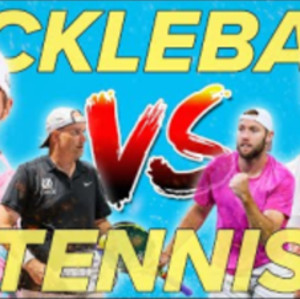 Pickleball PROS vs Tennis PROS - HIGHLIGHTS - (Ben Johns &amp; Matt Wright V...